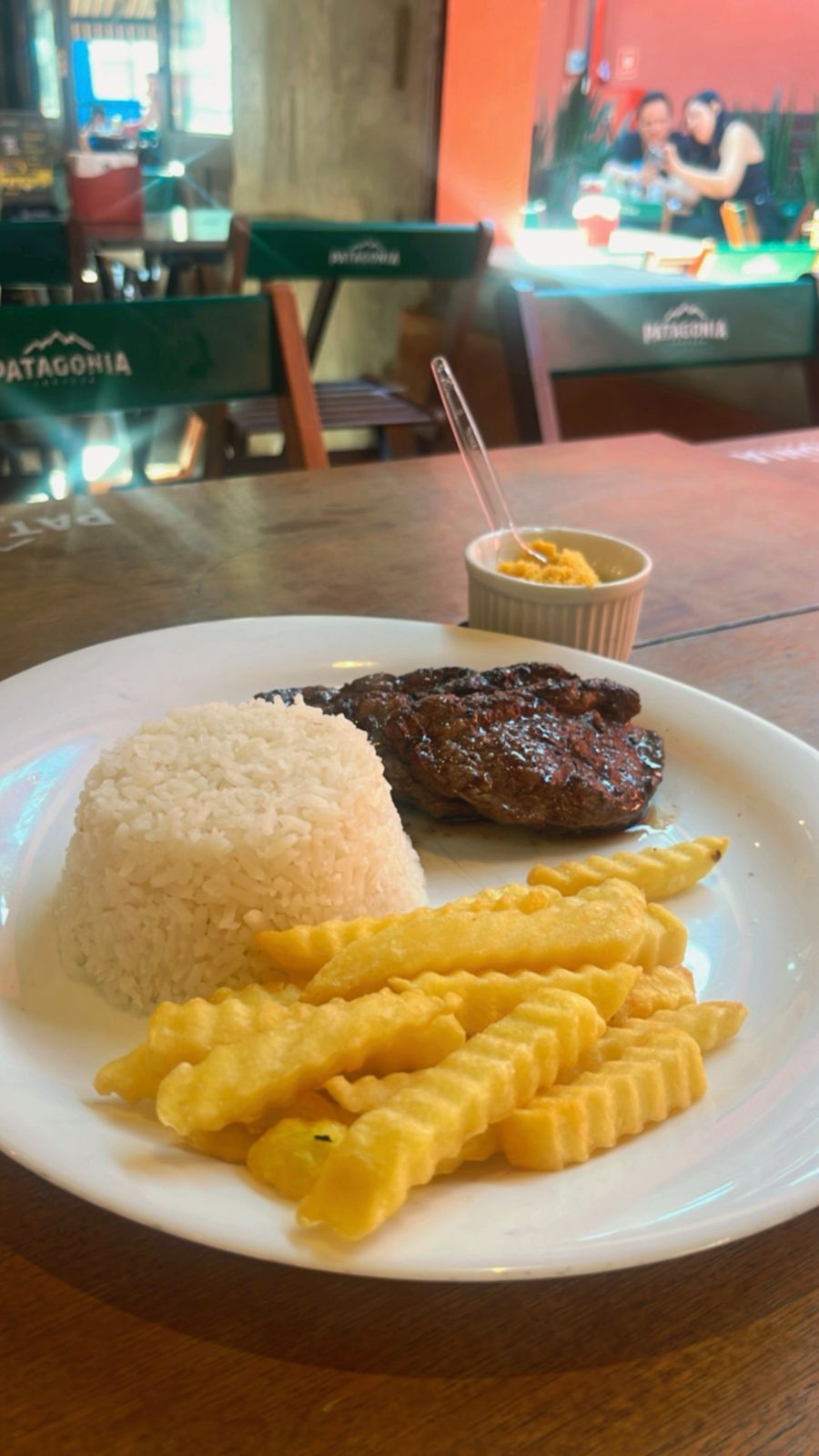 Mesas do restaurante